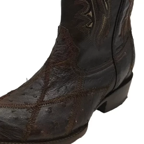Bota Vaquera Piel Exótica Avestruz - Imagen 7