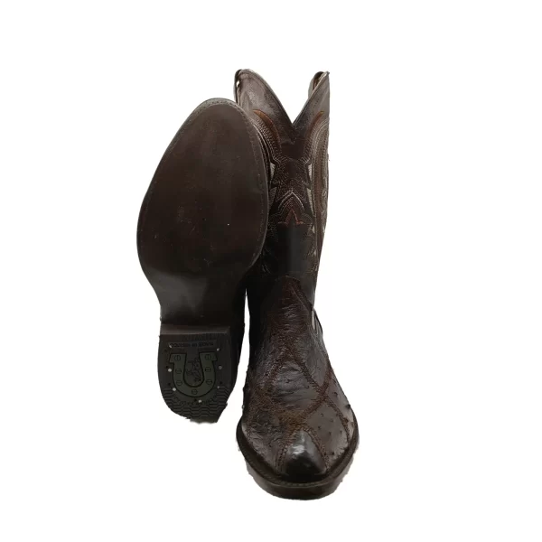 Bota Vaquera Piel Exótica Avestruz - Imagen 2