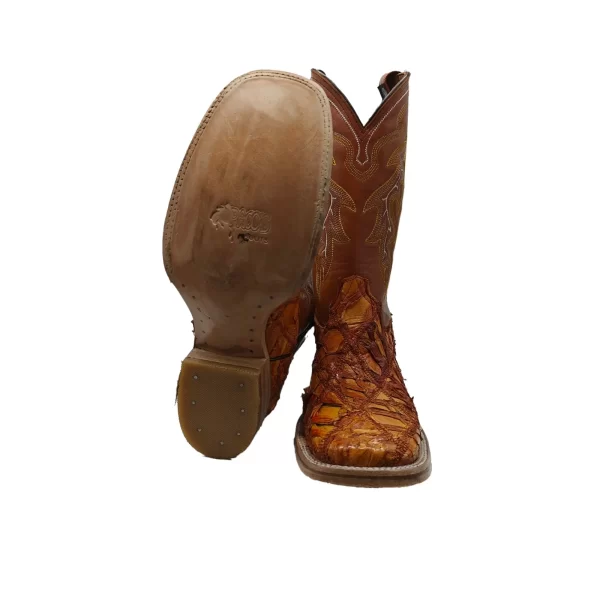 Bota Vaquera Piel de Pescado Pirarucu - Imagen 4