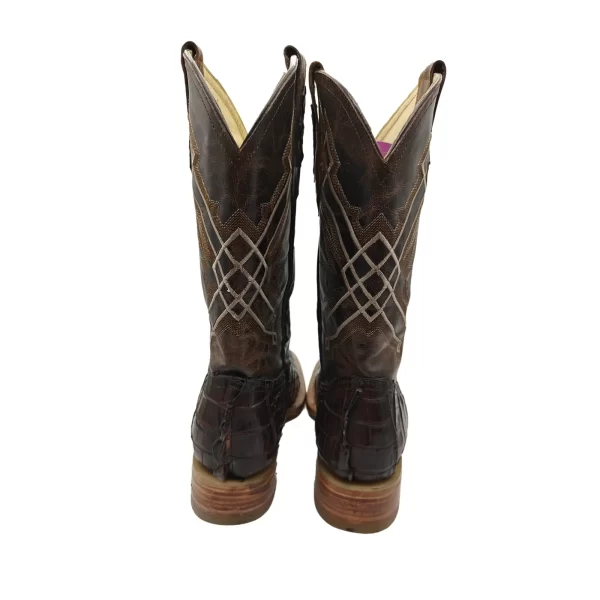 Bota Vaquera Piel Cola Cocodrilo - Imagen 3