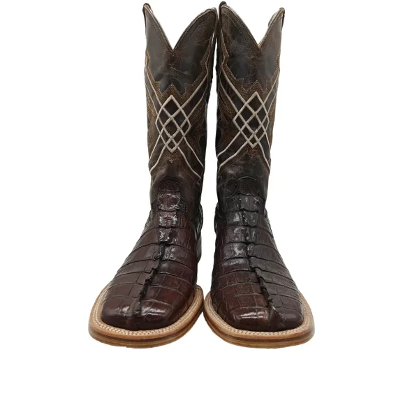 Bota Vaquera Piel Cola Cocodrilo - Imagen 2