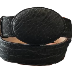 Cinto Ovalado Vaquero Negro