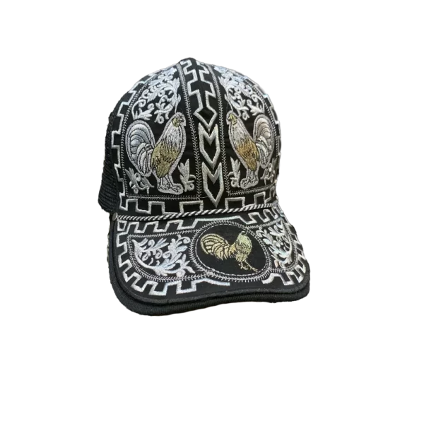 gorra bordada gallo giro
